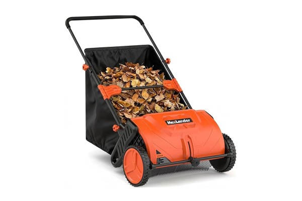 MAXLANDER 21-Inch Push Lawn Sweeper