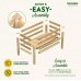 Elevated Cedar Garden Bed, 2' x 4' x 31" Elevated Cedar Garden Bed, 2' x 4' x 31"