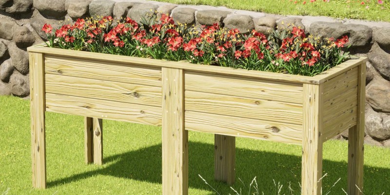 Elevated planters Elevated planters