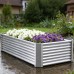 Galvanized Raised Garden Bed Kit Outdoor Patio