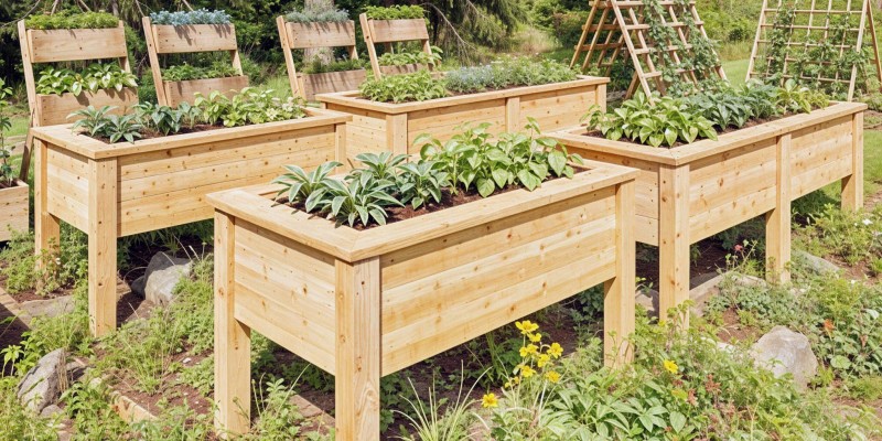 Raised garden beds Raised garden beds