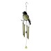 Green Glass Bird and Metal Tube Wind Chime Green Glass Bird and Metal Tube Wind Chime
